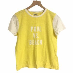 Madewell Yellow Pool vs Beach Tee Shirt - Size S